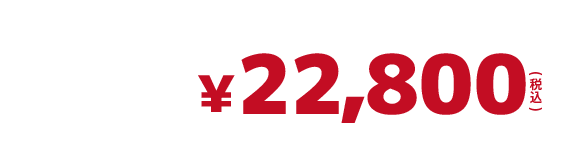 22800円税込