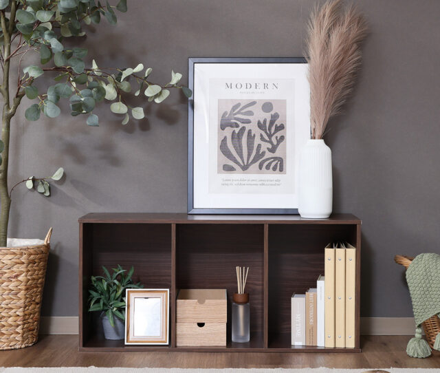 縦置きでも横置きでも使える木製3段棚