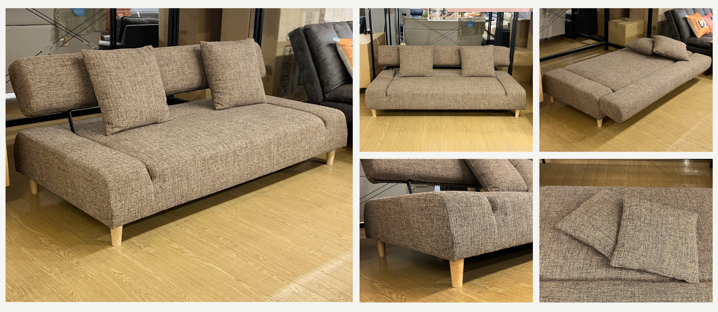 座るだけじゃもったいない！しまえる多機能カウチソファ