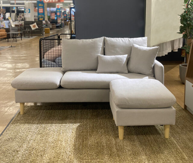 使い方色々カウチソファ