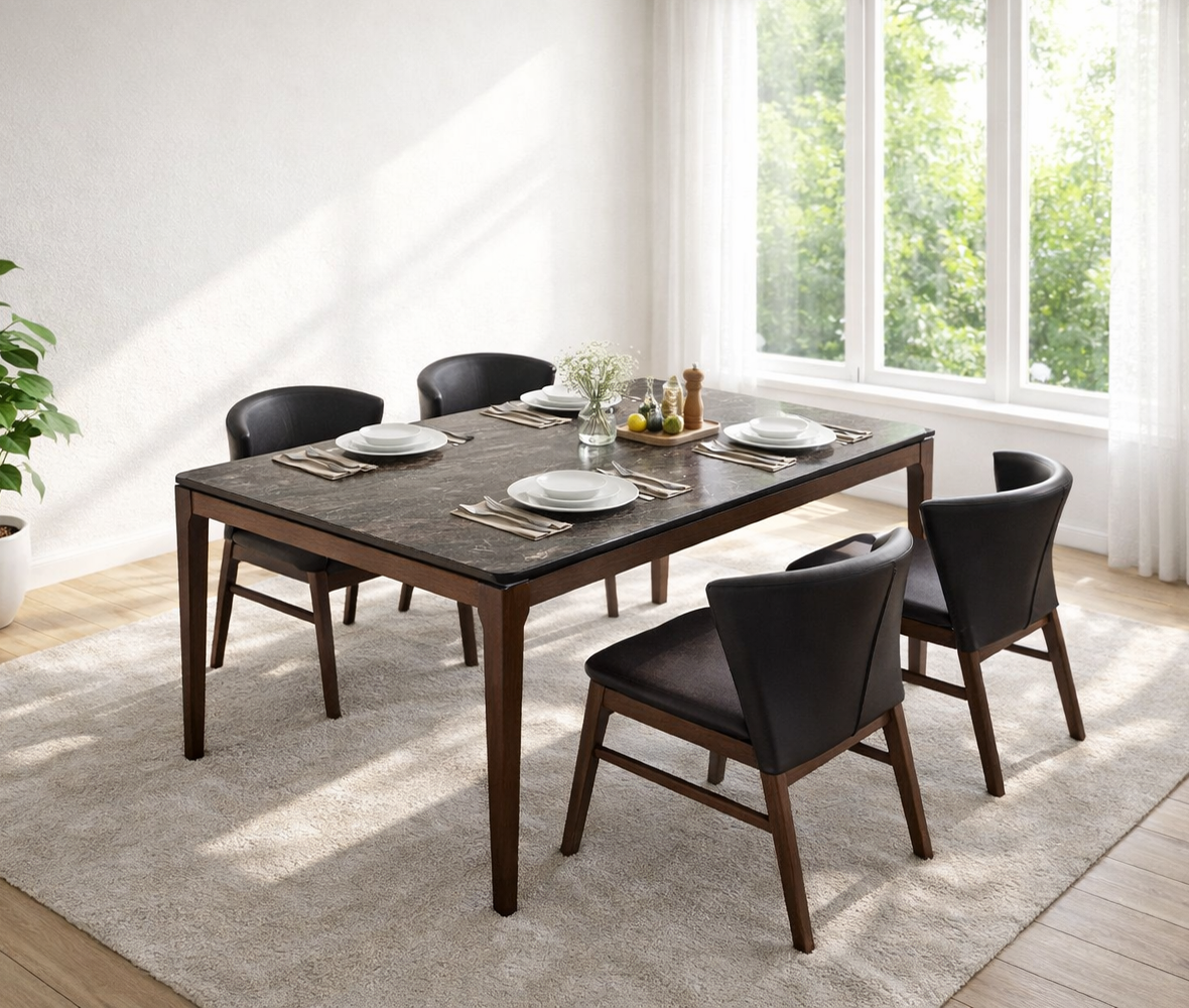 石目調ダイニングセット
