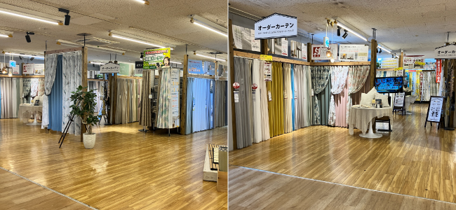 カーテン売り場